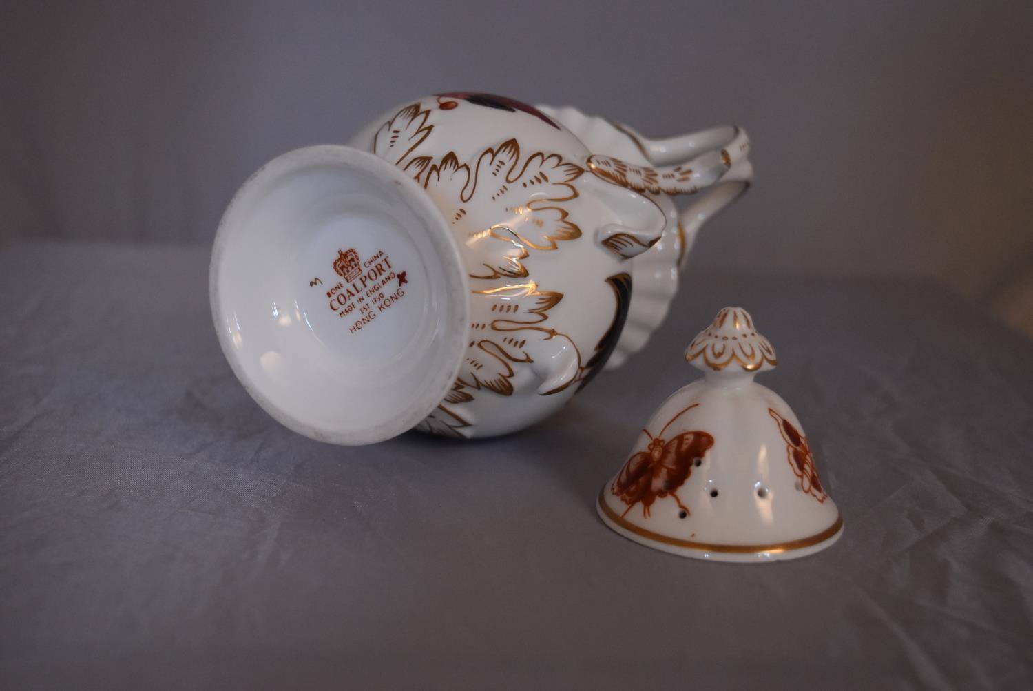 A collection of hand painted porcelain and ceramics. One Herend Ash tray with floral design and - Image 6 of 8