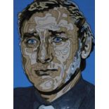A print of an abstract portrait of Spike Milligan. 71x91cm