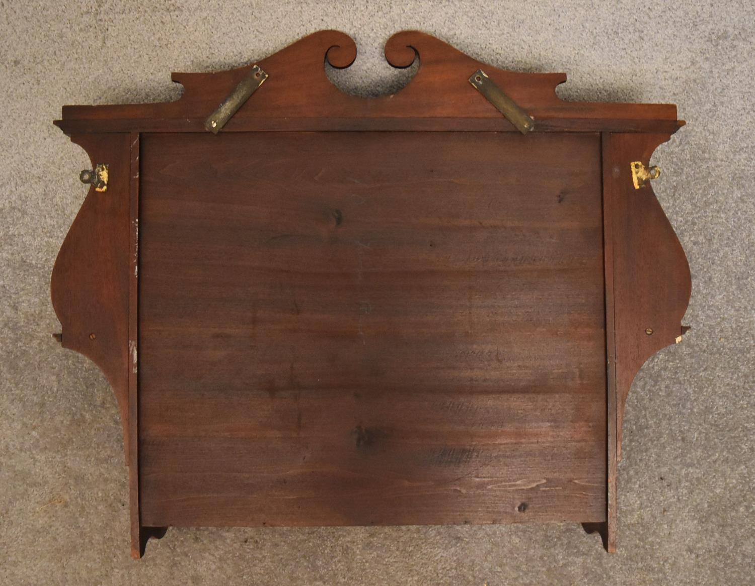 A set of Victorian mahogany open wall shelves H.73x73x15cm - Image 3 of 3