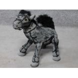 Ross Bonfanti Black Horse sculpture, C636, Concrete and Toy Parts 38.1 x 38.1 x 27.9 cm.