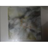 A framed and glazed mixed media artwork by Chinese contemporary artist Yang Shun, signed and