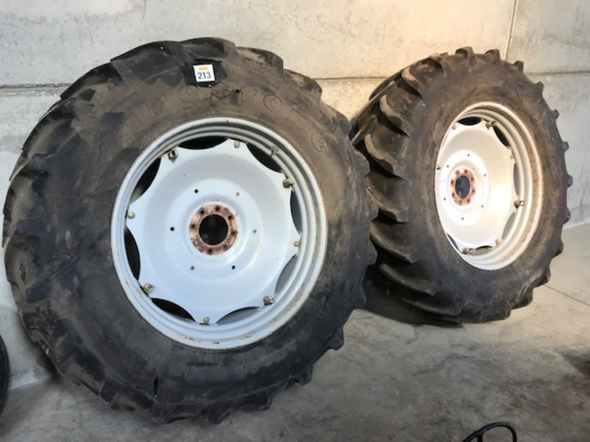 Pair of Massey Ferguson Wheels & Tyres