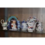 A COLLECTION OF CERAMICS TO INCLUDE BLUE & WHITE