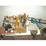 A QUANTITY OF VARIOUS HAND TOOLS