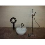 A BASIN AND ACCESSORIES