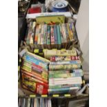 A QUANTITY OF COLLECTABLE CHILDREN'S BOOKS TO INCLUDE ENID BLYTON, BIGGLES, JENNINGS, HENRY TREECE