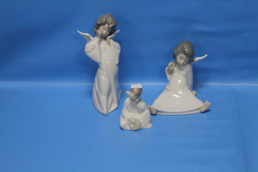 TWO LLADRO AND ONE NAO ANGELS (3)