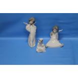 TWO LLADRO AND ONE NAO ANGELS (3)