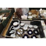 TWO TRAYS OF CERAMICS