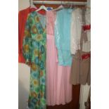 FIVE PIECES OF VINTAGE LADIES CLOTHING