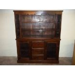 A COLONIAN STYLE DRESSER, H 177 CM, L 150 CM