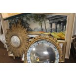 A QUANTITY OF ASSORTED PICTURES, PRINTS AND MIRRORS TO INCLUDE A MOSAIC FRAMED MIRROR