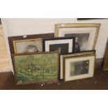 A FRAMED MEZZOTINT TITLED "A SCHOOLBOY" after sir Joshua Reynolds, AN EDWARDIAN GROUP PHOTOGRAPH