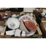 TWO TRAYS OF CERAMICS