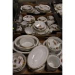 THREE TRAYS OF ROYAL WORCESTER EVESHAM