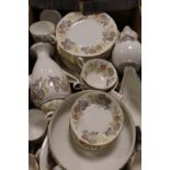 A TRAY OF WEDGWOOD LICHFIELD TEA AND DINNERWARE