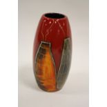 A SIGNED ANITA HARRIS ART POTTERY 'POTTERIES PAST' PATTERN VASE