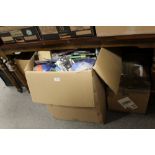 THREE BOXES OF ASSORTED WHOLESALE STYLE SUNDRIES