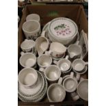 A TRAY OF PORTMEIRION BOTANIC GARDEN TEA AND DINNERWARE