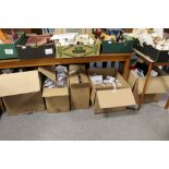 FIVE LARGE BOXES OF ASSORTED WHOLESALE TYPE SUNDRIES