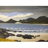 DAVID BARNES (XX-XIX). Welsh school 'Luskintyre, on the Isle of Harris, Outer Hebrides', signed