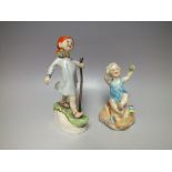 ROYAL WORCESTER 'THURSDAY'S CHILD' FIGURE, date marks for 1952, together with a Sunday's Child