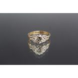 AN 18CT DIAMOND SOLITAIRE RING, the central stone being of an estimated 1.25 carats, ring size N