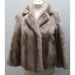 A VINTAGE DAWN MINK FUR JACKET, fully lined, hook fastening, front pocketsCondition Report: