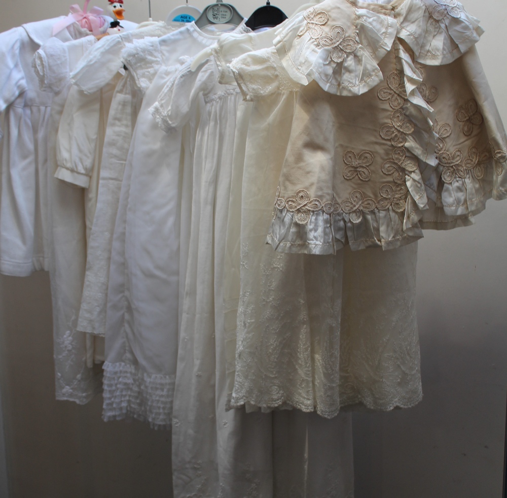 A COLLECTION OF VINTAGE CHILDRENS CLOTHING, various styles and periods to include a Victorian