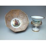 A SPODE LIMITED EDITION OCTAGONAL GOLDEN JUBILEE 2002 LARGE COMMEMORATIVE BOWL, number 46 of 250,