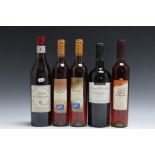 4 BOTTLES OF DESSERT WINES, to include 2 bottles of Vin issu de Raisins Passerilles and 1 bottle