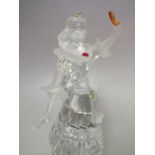 A SWAROVSKI CRYSTAL 'COLUMBINE' FIGURE FROM THE MASQUERADE COLLECTION, SCS 2000 annual figurine,