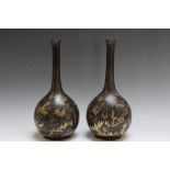 A PAIR OF WMF VASES, H 25 cmCondition Report:both have a bump to the body