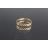 A DIAMOND HALF ETERNITY RING, set with ten small brilliant cut diamonds, ring size S