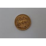 A GEORGE V FULL SOVEREIGN DATED 1912