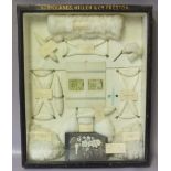 A VINTAGE ADVERTISING DIORAMA FOR HORROCKSES, MILLER & Co. PRESTON, displaying various items from