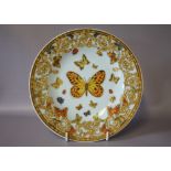 VERSACE - 'LE JARDIN DE VERSACE' BUTTERFLY PATTERN PLATE, Dia. 18 cm