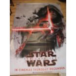CINEMA POSTERS - STAR WARS 'THE LAST JEDI', 2017, width 154 cm together with 'From The Makers of