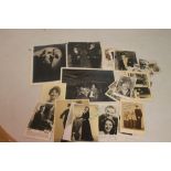 A COLLECTION OF SIGNED 20TH CENTURY PHOTOGRAPHS OF MUSIC HALL AND OTHER STAGE STARS to include