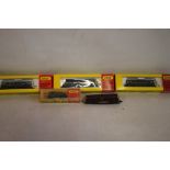 FOUR BOXED HORNBY MINITRIX 'N' GAUGE LOCOMOTIVES, to include N '204 Class 27 Diesel (x2) N '206