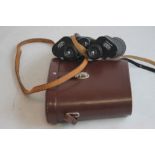 CARL-ZEISS JENA JENOPTOM BINOCULARS, 10 x 50 w in case