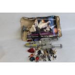 A BOXED KENNER STAR WARS RETURN OF THE JEDI B-WING FIGHTER, a Kenner Star Wars Y-Wing Fighter and