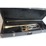 A VINCENT BACH MERCEDES II TROMBONE in fitted carry case, serial number 16561