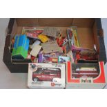 A COLLECTION OF MAINLY BOXED FIRE SERVICE EMERGENCY VEHICLES by Polistil, Siku, Matchbox, Corgi,