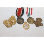 A GERMAN 22ND MARCH 1939 MEMEL OCCUPATION MEDAL together with a German World War One era Honorary