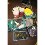 ASSORTED MINING UNIFORM, WATER BOTTLES, SAFETY EQUIPMENT ETC. including high viz wear, laundry