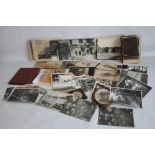 A QUANTITY OF MISCELLANEOUS PHOTOGRAPHS, VICTORIAN AND LATER to include cabinet portraits, family