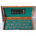 A ROMAN EMPIRE 20 EMPEROR COLLECTION TWENTY COIN SET, with COA, in original presentation casewith