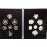 A ROYAL MINT 2008 EMBLEMS OF BRITAIN AND ROYAL SHIELD OF ARMS SILVER PROOF FOURTEEN COIN SET, with