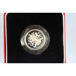 A ROYAL MINT 1998 UNITED KINGDOM SILVER PROOF PIEDFORT £1 COIN, with COA/Booklet, in original